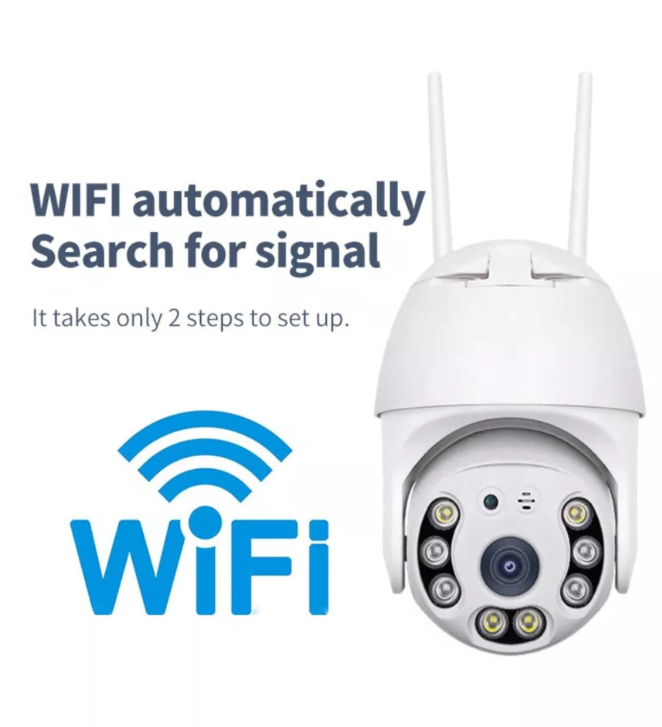 Wireless Outdoor Security Camera with WiFi – SecureView 360