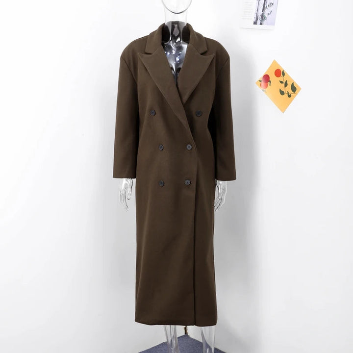 Comfortable Long Women's Coat - Sophie