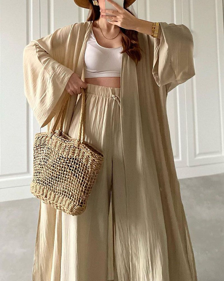 Casual two-piece set for women with jacket and pants - Thalia