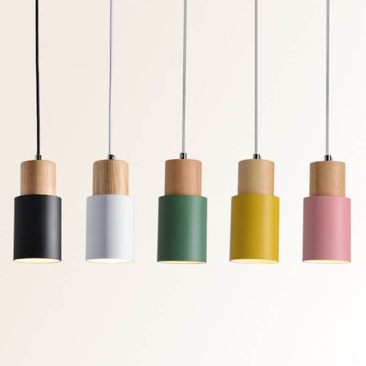 Minimalist LED Cylinder Pendant Lamp - NordicGlow