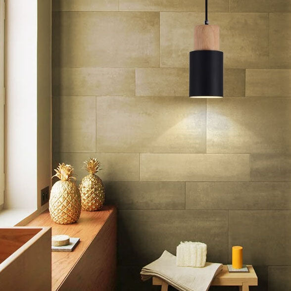 Minimalist LED Cylinder Pendant Lamp - NordicGlow