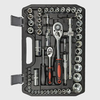 108-Piece Chrome Vanadium Socket Set – TorqueMaster
