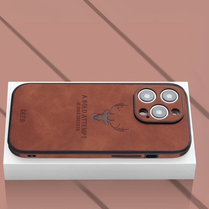 Luxury Deer Leather iPhone Case – Veltro