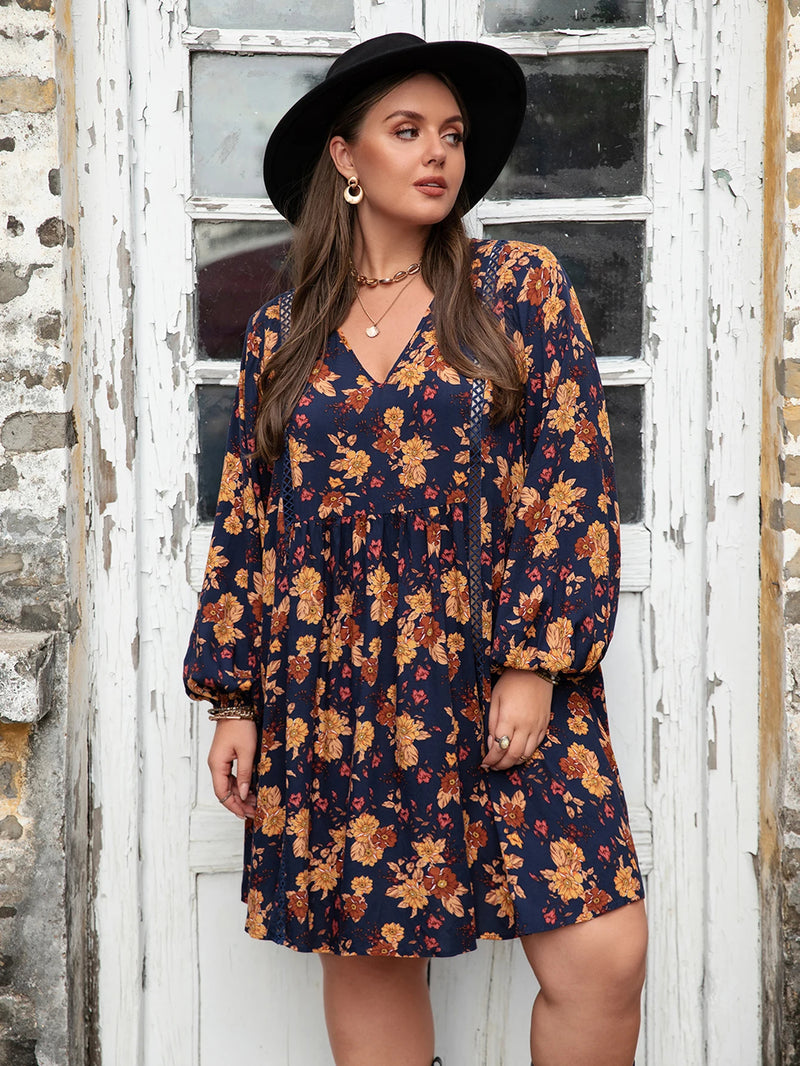 Sammy Jackson™ Jennifer Plus-Size Zomerjurk | Rustiek & Casual