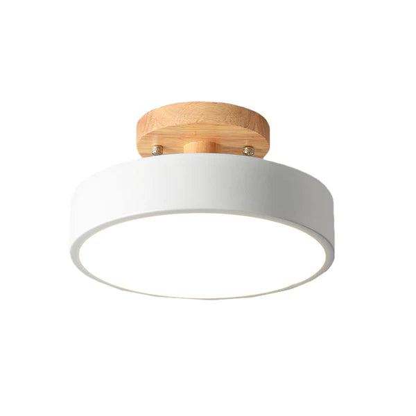 Skandynawska lampa sufitowa LED - NordWood