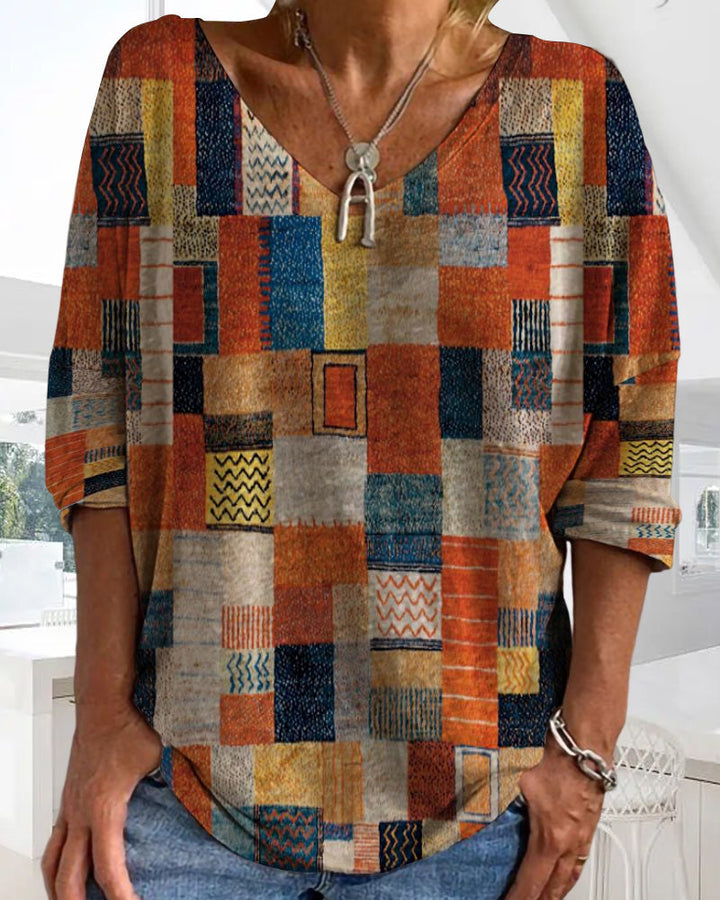 Draped Cotton Women's Top – Amira