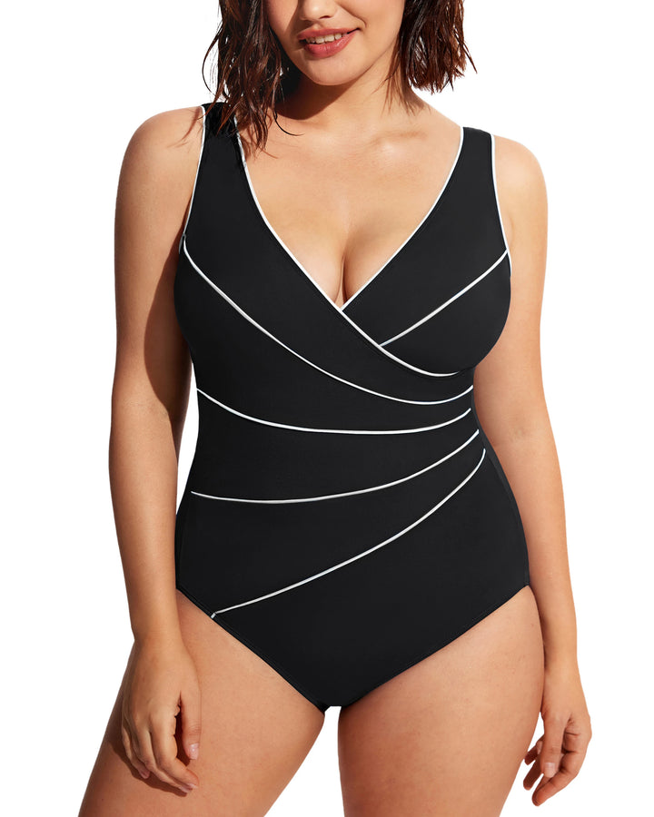 Sammy Jackson™ Fenna Plus-Size Swimsuit | Flattering & Comfortable