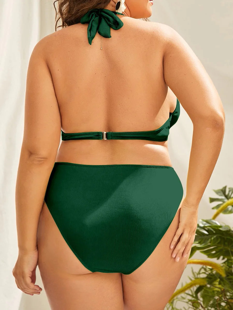 Sammy Jackson™ Crystal Plus-Size Bikini | Comfortabel & Stijlvol