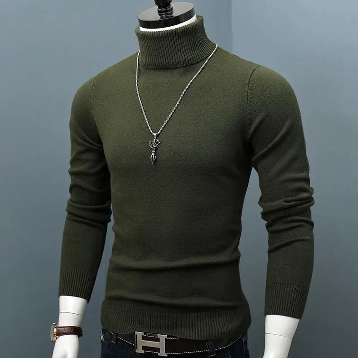Sammy Jackson™ Marco Slim Turtleneck Sweater | Trendy Slim-Fit Sweater