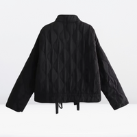 Padded Women's Jacket with Drawstring and Zipper – Lorena