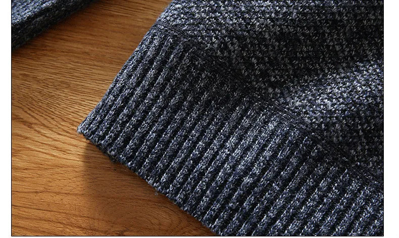 Sweter Sammy Jackson™ Bart | Wełniany sweter z półzamkiem