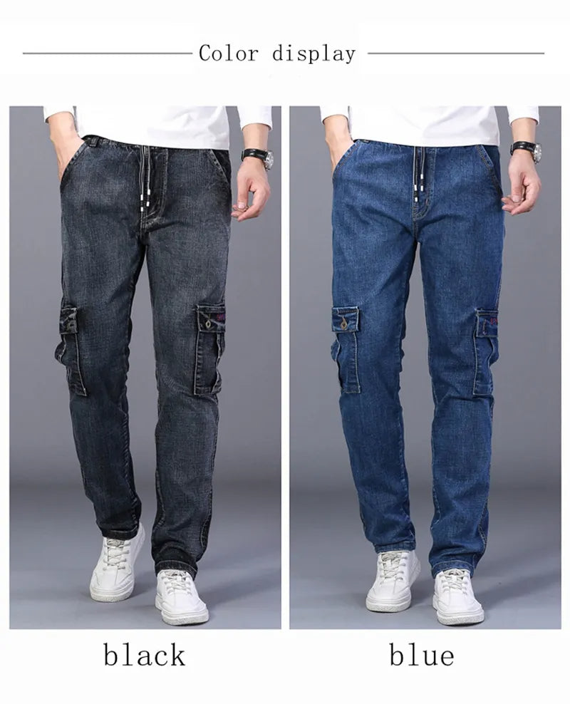 Sammy Jackson™ Winterjeans | Warme plus size spijkerbroek met meerdere zakken