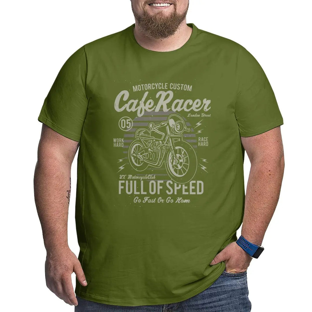 Sammy Jackson™ Full Throttle Motorshirt | Koszulka vintage w rozmiarze plus