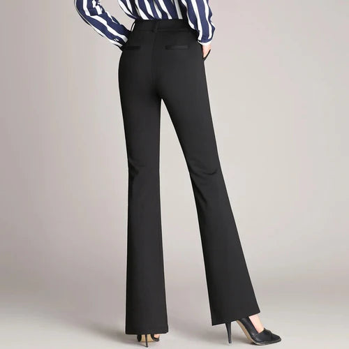 Slim Flared High Waist Pants – Mila