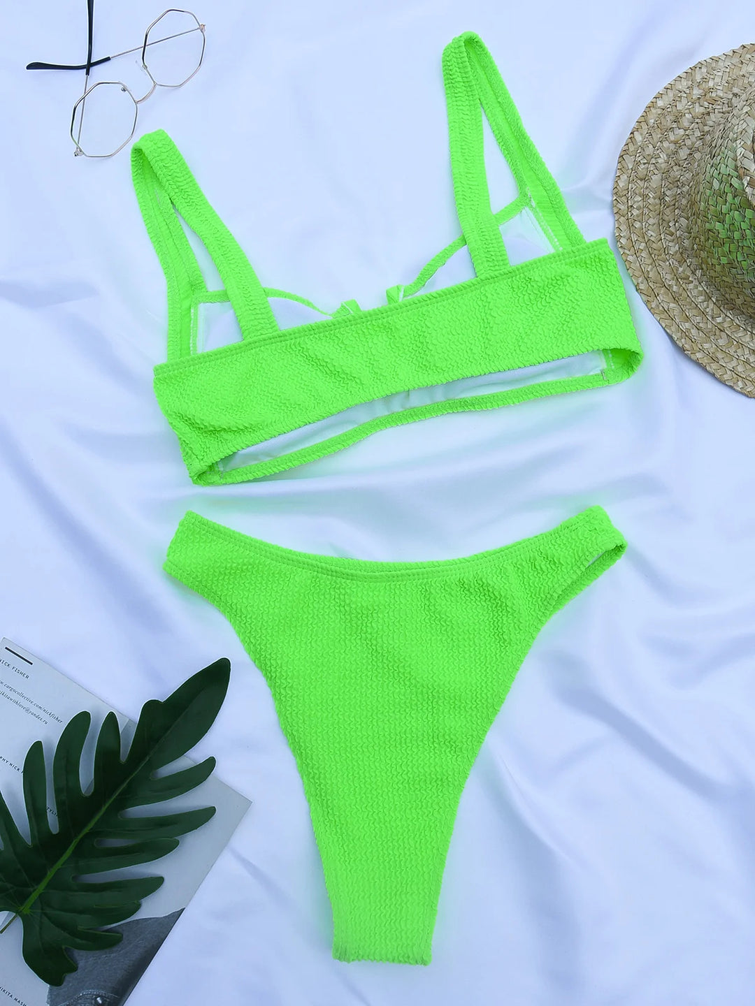 Sammy Jackson™ Haven Geribbelde Bikini | Stylowy i Klasyczny