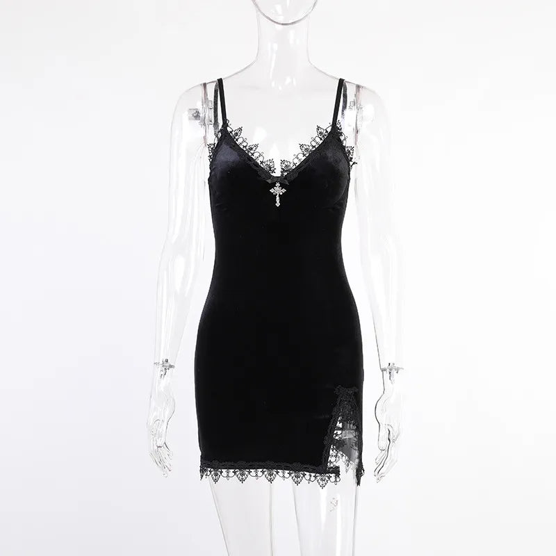Sammy Jackson™ Julia Mini Dress | Black & Mysterious