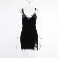 Sammy Jackson™ Julia Mini Dress | Black & Mysterious