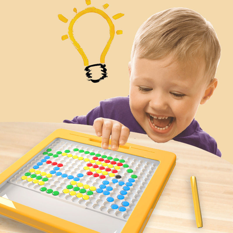 Magnetic Drawing Board with Beads - MagniDots