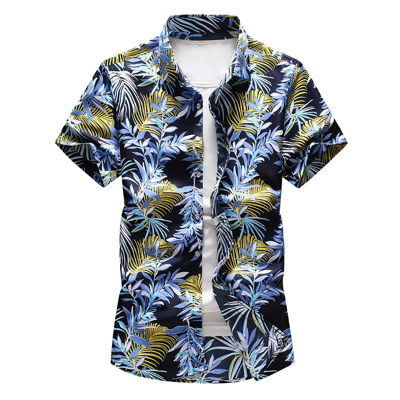 Sammy Jackson™ Derk Plus Size Shirt | Summery & Cheerful
