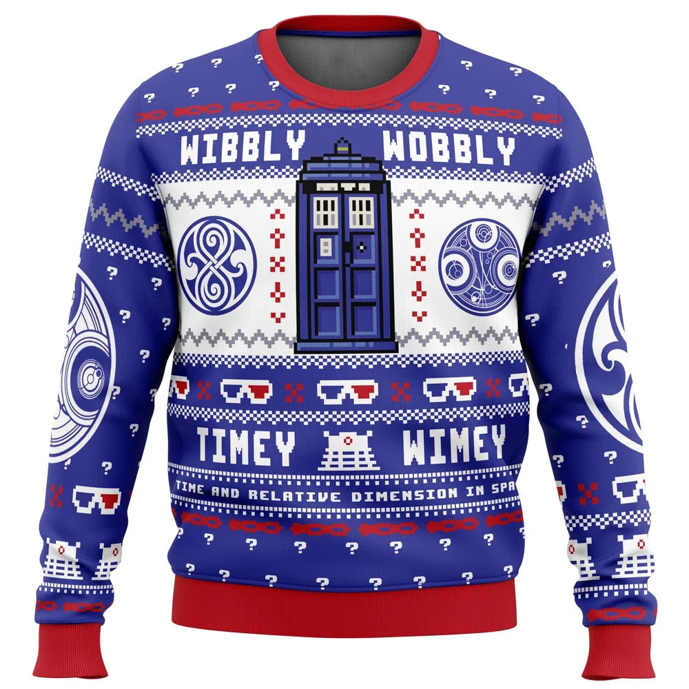 Sammy Jackson™ Tardis Sweater | The Christmas sweater for Whovians!
