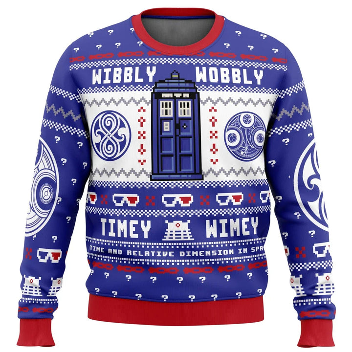Sammy Jackson™ Tardis Sweater | The Christmas sweater for Whovians!