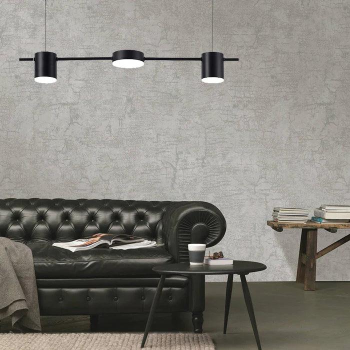 Nowoczesna aluminiowa lampa wisząca - AuraDrum