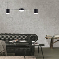 Nowoczesna aluminiowa lampa wisząca - AuraDrum
