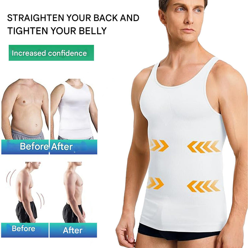 Shaping Men’s Shirt with Corrective Effect – Noah