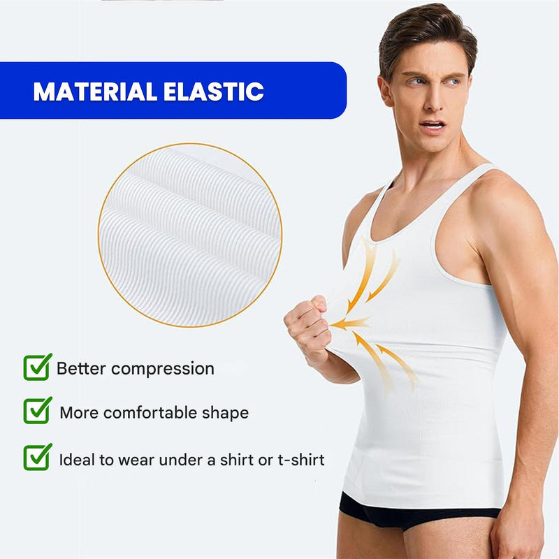 Shaping Men’s Shirt with Corrective Effect – Noah