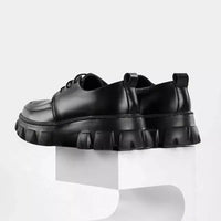 Nowoczesne skórzane buty z grubą podeszwą - Ethan