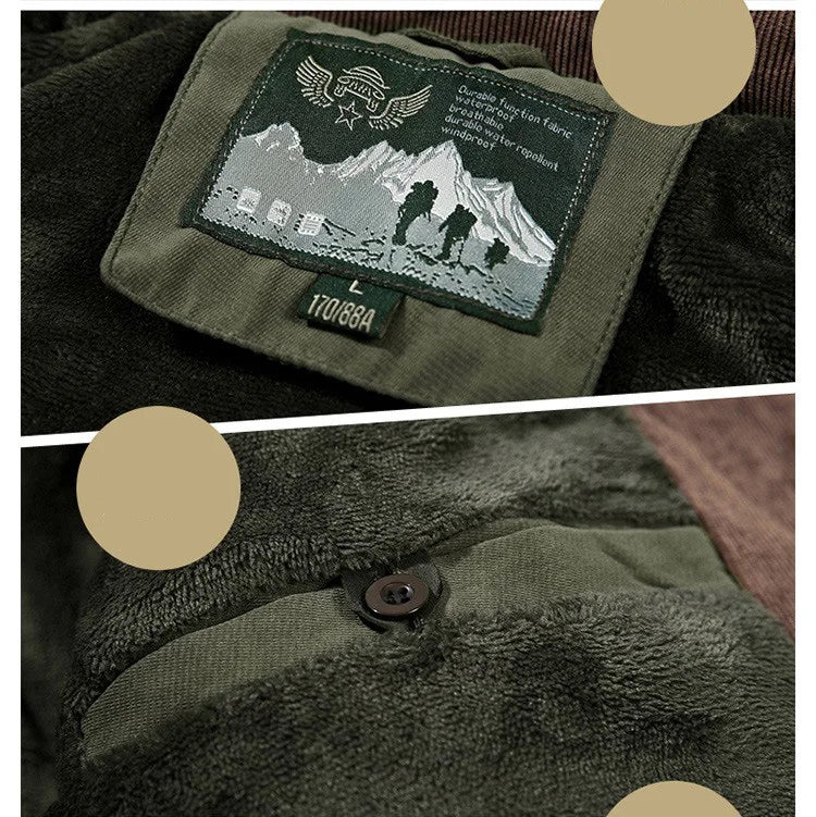 Sammy Jackson™ Julian zimowa parka | Długa zimowa kurtka z bawełny