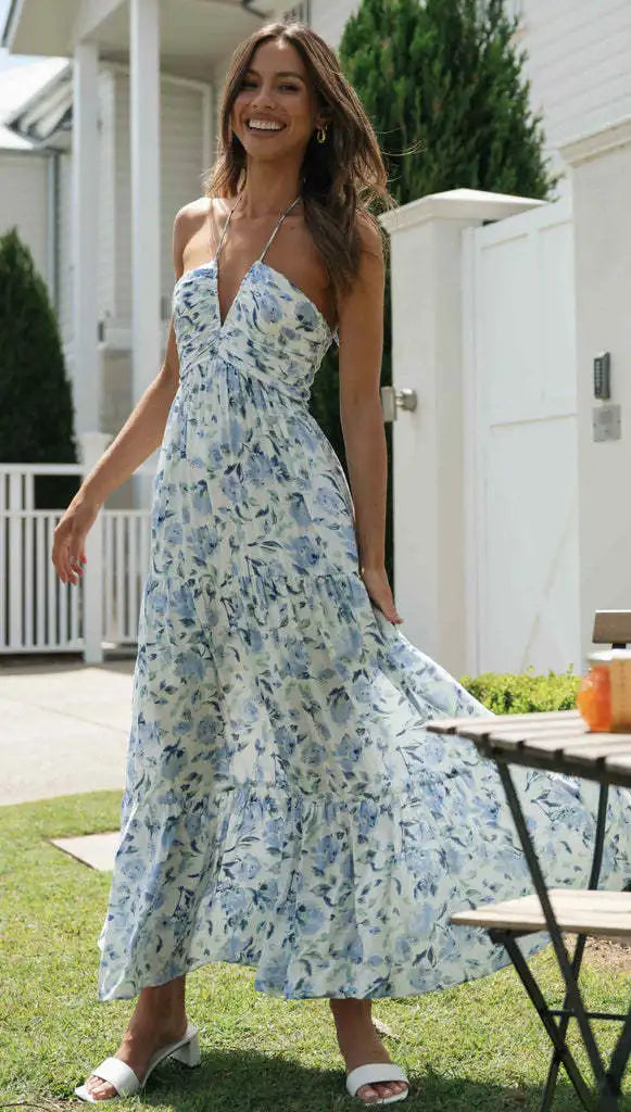 Sammy Jackson™ Sukienka Maxi Lina | Kwiatowa i Stylowa