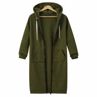 Casual Lang Damesvest - CozyZip