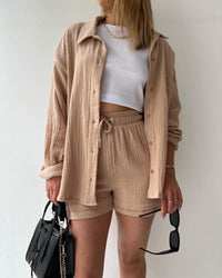 Trendy Katoenen Zomerset Dames – Faylin
