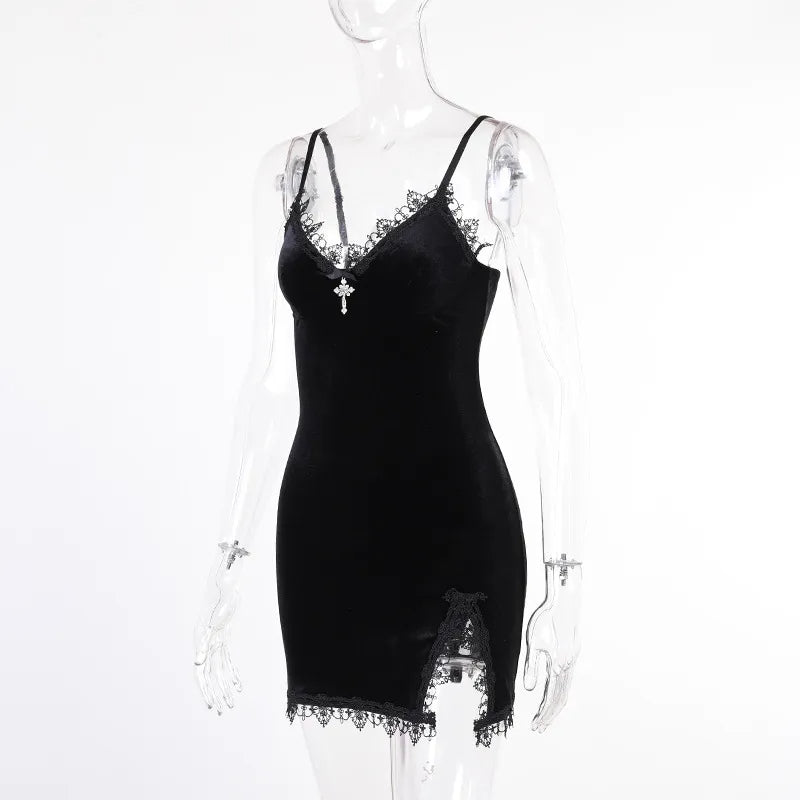 Sammy Jackson™ Julia Mini Dress | Black & Mysterious
