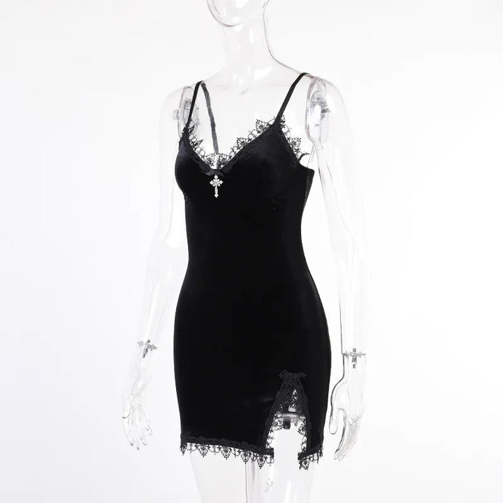 Sammy Jackson™ Julia Mini Dress | Black & Mysterious