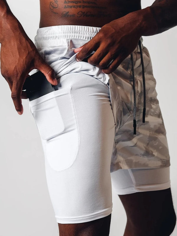 2-in-1 Zomer Sportshorts voor heren – Felix