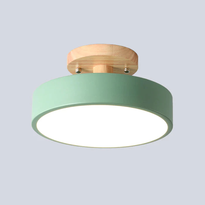 Skandynawska lampa sufitowa LED - NordWood