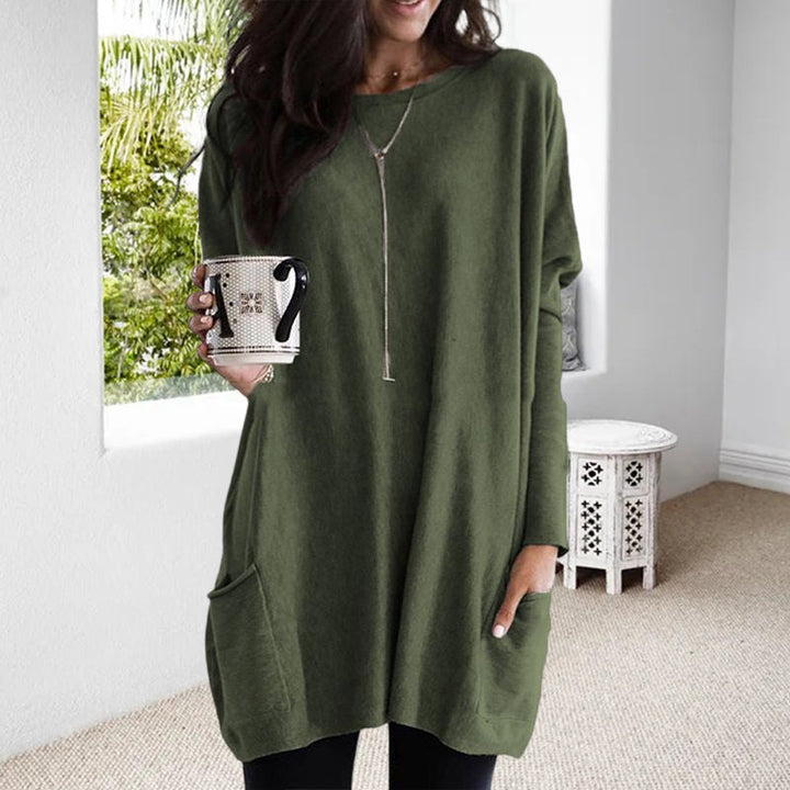 Oversized Women's Sweater with Pockets – Yara