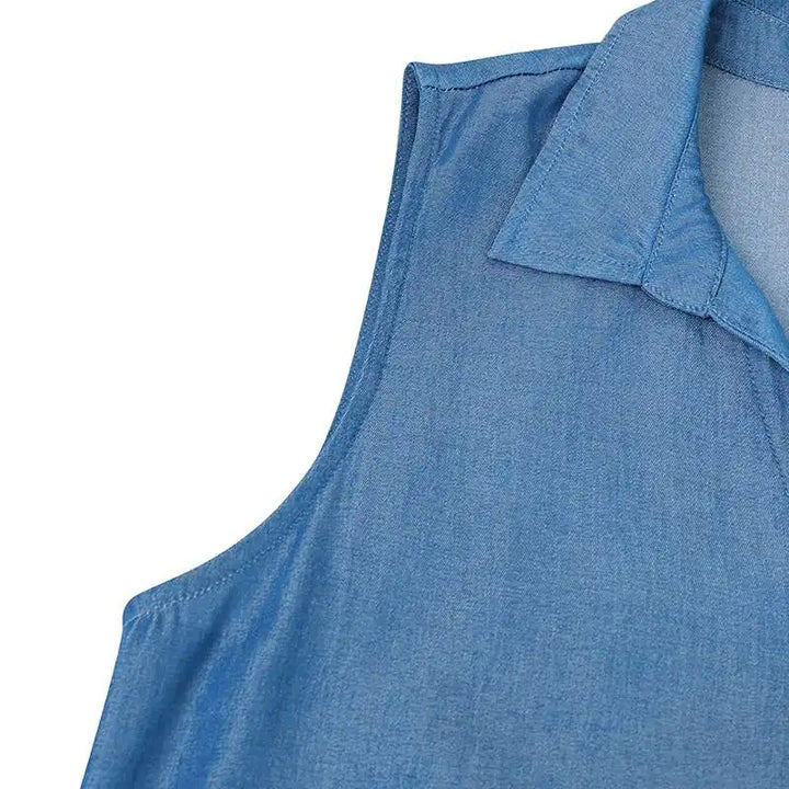 Sammy Jackson™ Melissa Plus-Size Denim Dress | Stylish & Casual