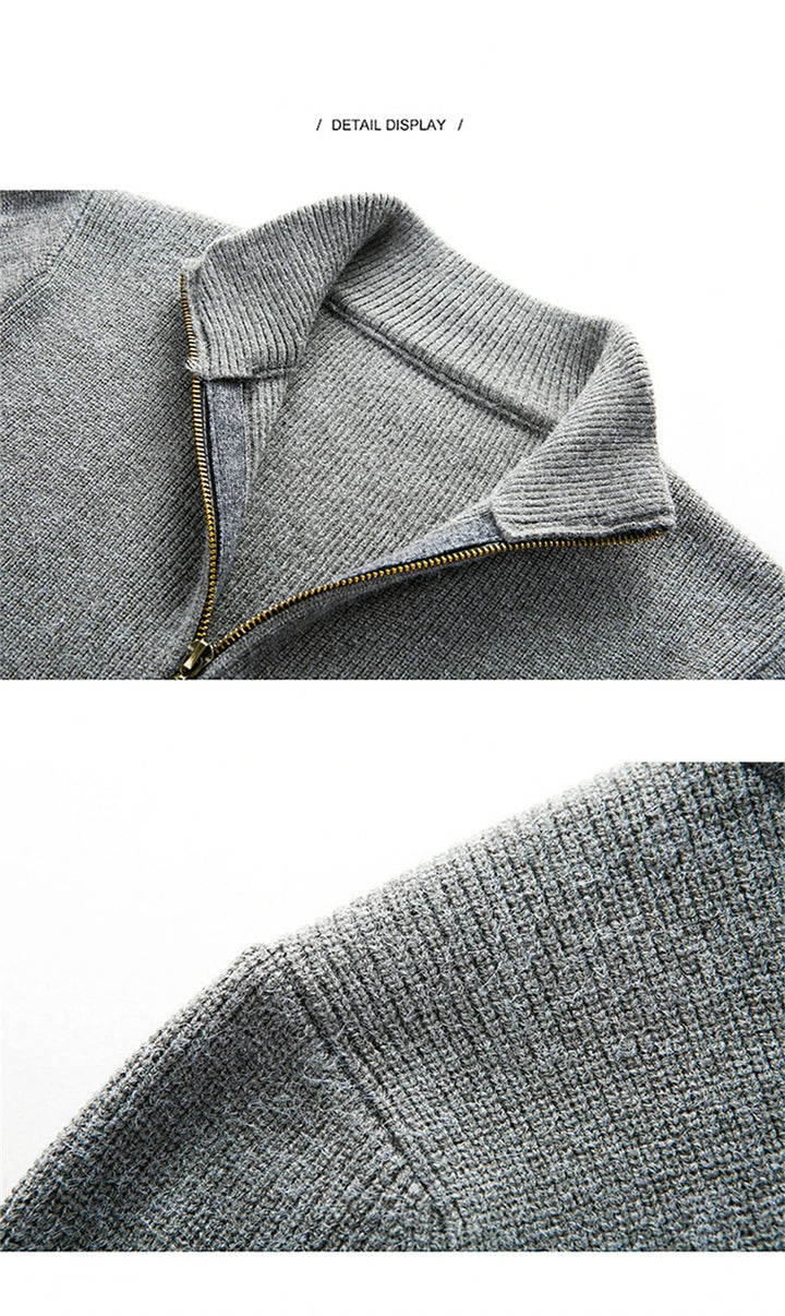 Sammy Jackson™ AutumnKnit Vest | Slimfit vest met ritssluiting