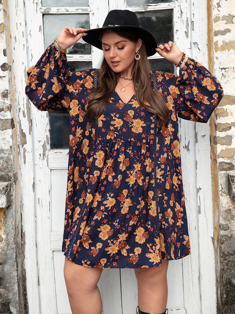 Sammy Jackson™ Jennifer Plus-Size Zomerjurk | Rustiek & Casual