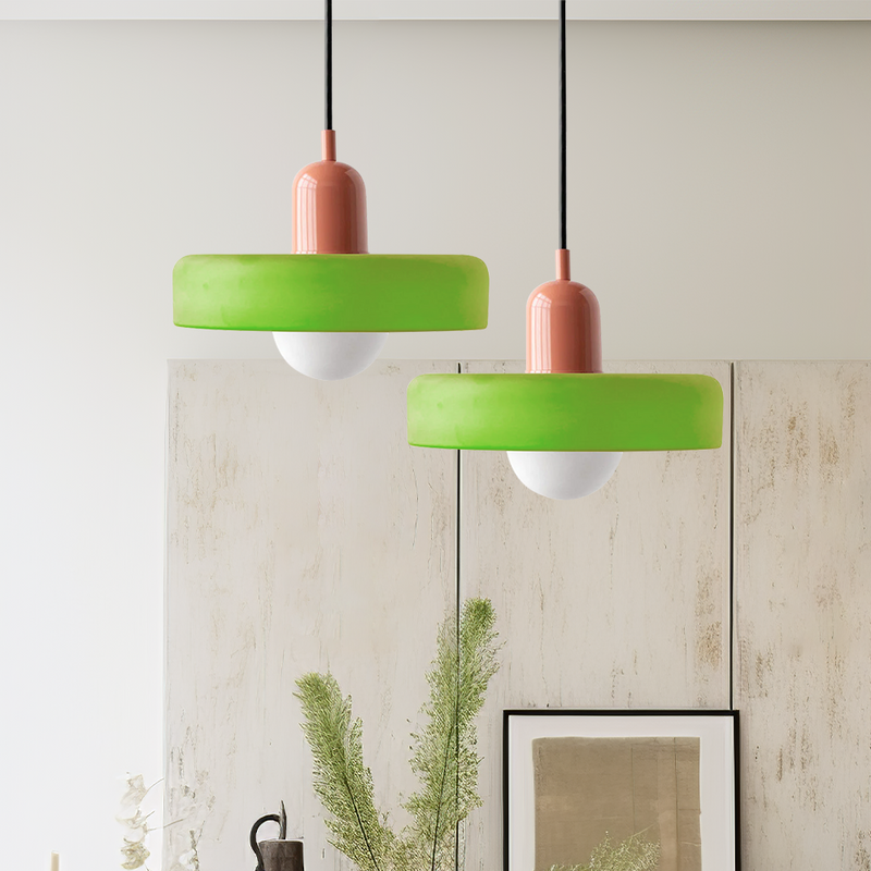 Colored Glass Pendant Lamp - BauLume