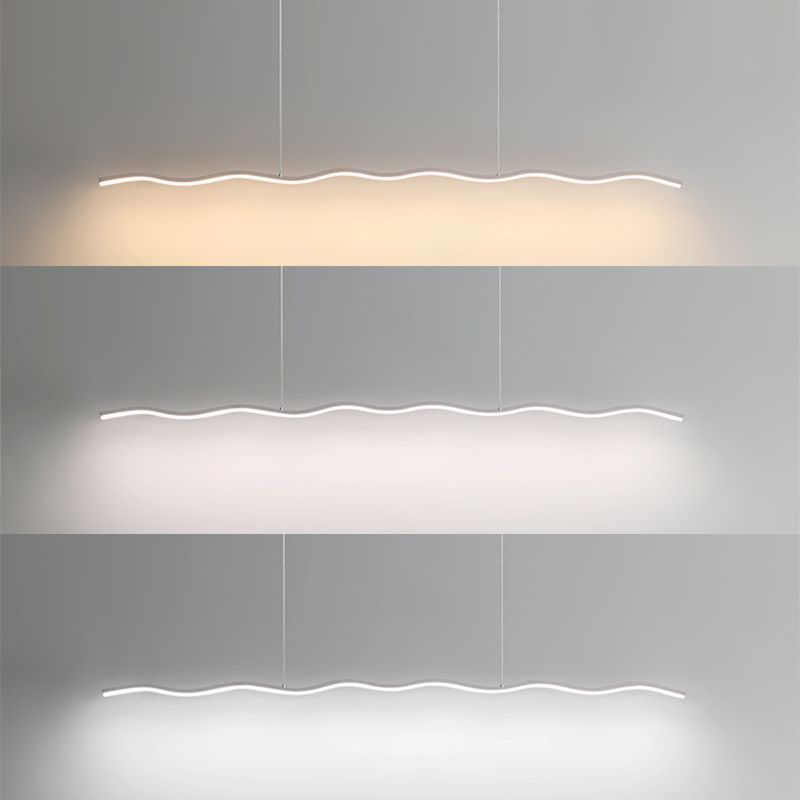LED Pendant Lamp with Trendy Wave Design - WaveGlow