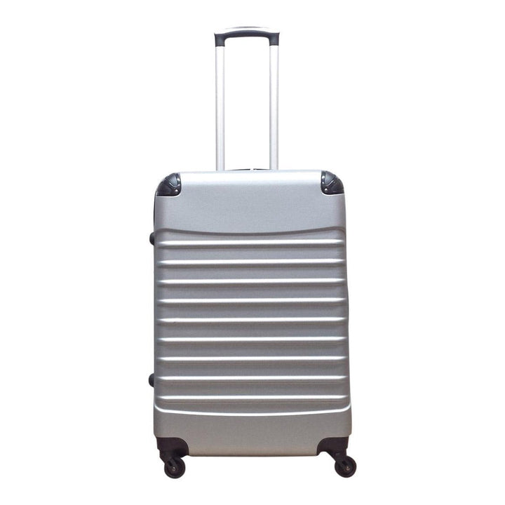 2-częściowy zestaw walizek hardshell – Milano srebrny