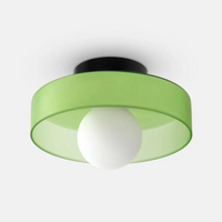 Ronde Plafondlamp met Stijlvolle Functionaliteit - LumiSphere