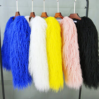 Stylish Women's Faux Fur Coat – Soraya