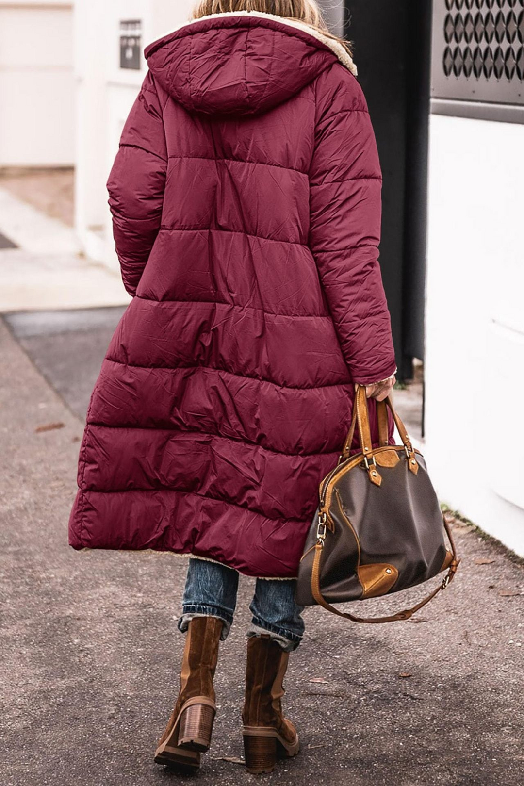 Trendy Reversible Women's Winter Coat - Sofia
