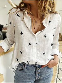 Vintage Women's Linen Blend Blouse – Clara