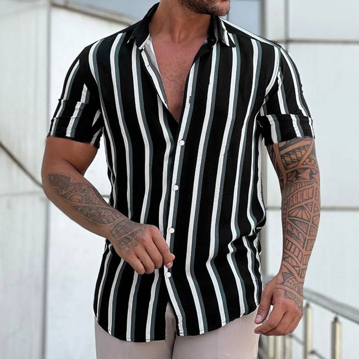 Sammy Jackson™ Koszulka Maurice | W Paski i Casualowa